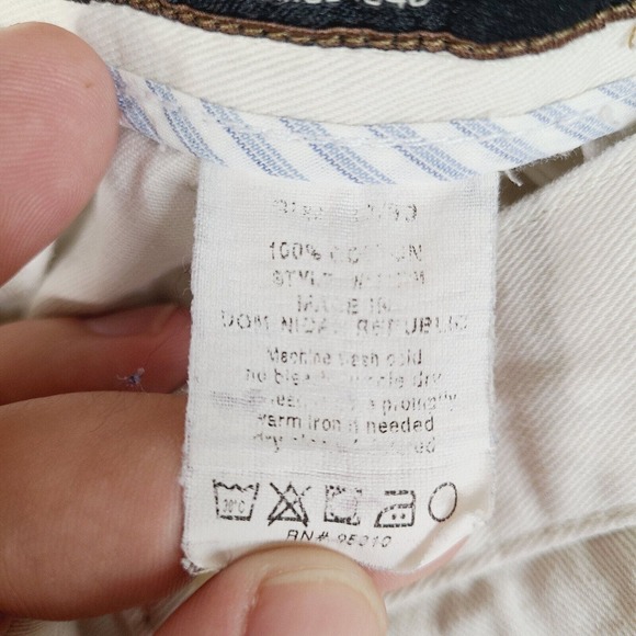 Vintage Weatherproof Khaki Pants Mens Size 34 x 28.5 Beige Straight Leg‎ Chino - Picture 9 of 16